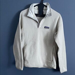 Patagonia Off-White Fleece Pullover
